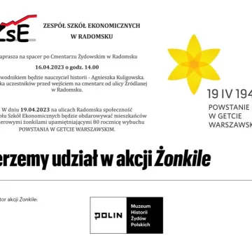 Akcja Żonkile. Zaprasza ZSE w Radomsku