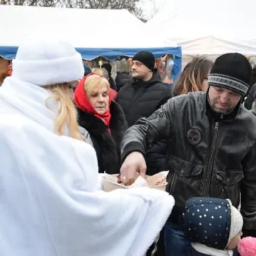 Miejska Wigilia na placu 3 Maja w Radomsku