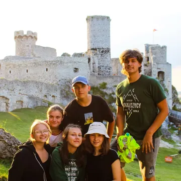 Harcerze z Hufca Radomsko na letnich obozach