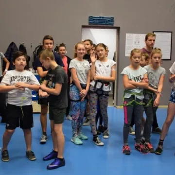 Wspinaczka w powiatowej hali