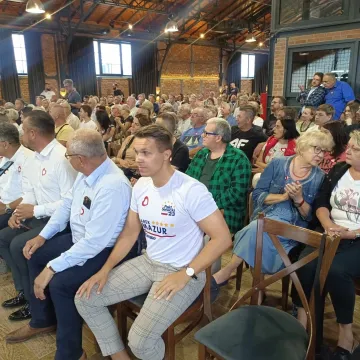 Bogusław Wołoszański na spotkaniu w Radomsku