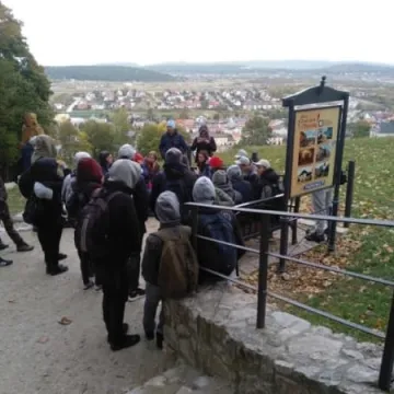 Geodeci na rajdzie w Chęcinach 