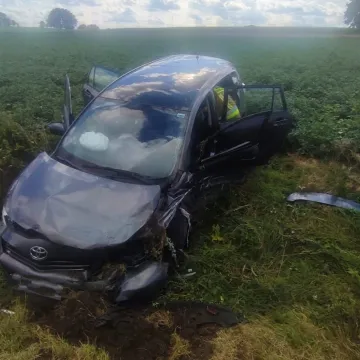 Wypadek drogowy w gminie Kodrąb
