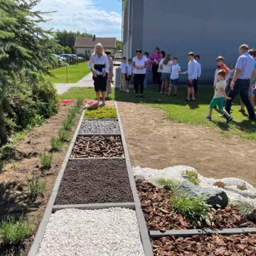 Przy ZSP w Dobryszycach powstała ścieżka sensoryczna