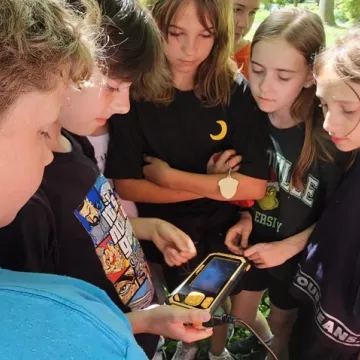 Zajęcia z dendrologii w radomszczańskim parku