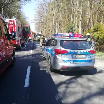 Kletnia: dwie osoby ranne w wypadku