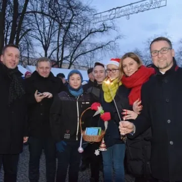 Miejska wigilia na placu 3 Maja