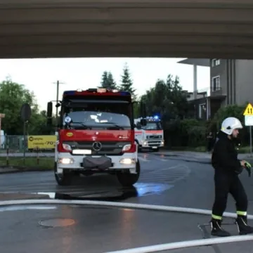 Pożar byłych warsztatów Elektryka