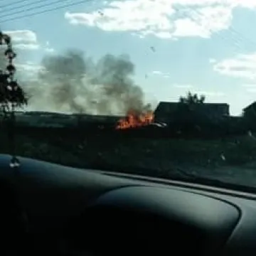 Sokola Góra – pożar drewnianego budynku