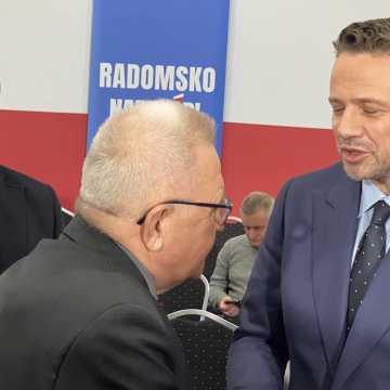 [WIDEO] Polska jest bezpieczna. Tak dla rozwoju nowoczesnych technologii. Rafał Trzaskowski z wizytą w Radomsku