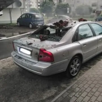 Wielki pożar sklepu Lidl na ul. Jagiellońskiej