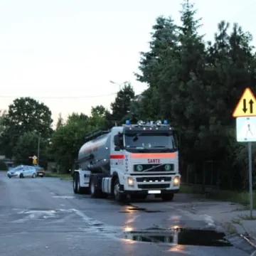 Pożar byłych warsztatów Elektryka