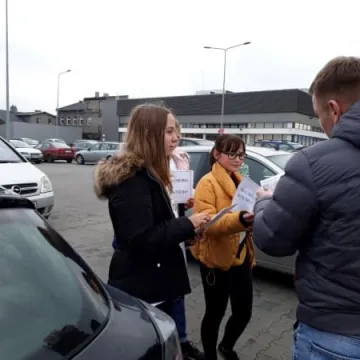 Happening antysmogowy uczniów ZSP1 w Radomsku