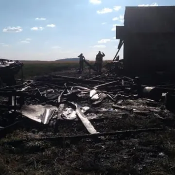 Sokola Góra – pożar drewnianego budynku