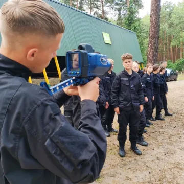 Klasy mundurowe rywalizowały na biwaku w Białym Brzegu