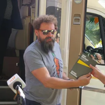 Kamper Szymona Hołowni gościł w Radomsku