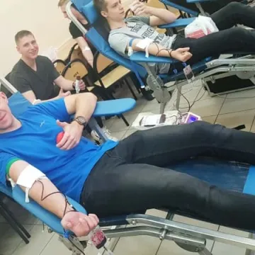 Oddali krew dla Janusza Kamińskiego
