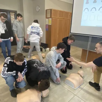 Uczyli się pierwszej pomocy. Tydzień Profilaktyki w „Mechaniku”