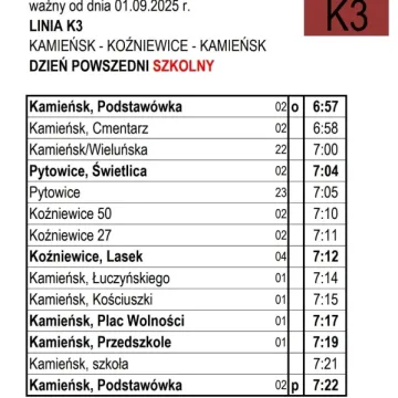 Kamieńsk uruchamia Gminny Transport Publiczny