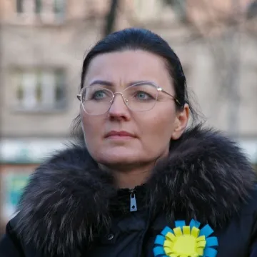 Radomsko: Wiec solidarności z Ukrainą