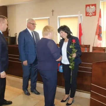 Ślubowanie radnej Grażyny Strojkowskiej