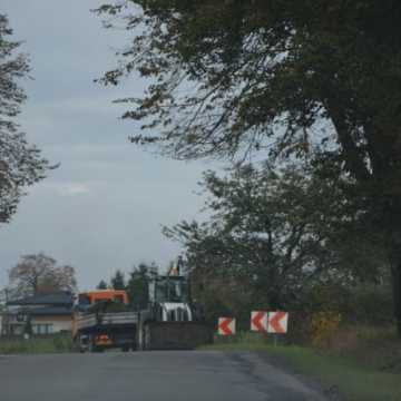 Przebudowa drogi powiatowej Przybyszów - Kobiele
