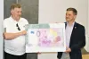 Jan Benigier na kolekcjonerskim banknocie „0 Euro – RKS Radomsko”