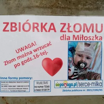 Oddaj złom, pomóż Miłoszowi wygrać walkę o życie!