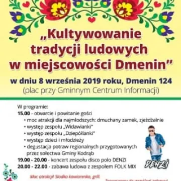 Zaproszenie na dożynki w Gminie Kodrąb