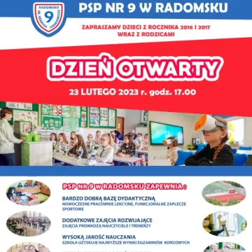 PSP 9 w Radomsku zaprasza na Dzień Otwarty