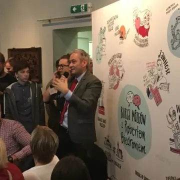 Burza mózgów z Robertem Biedroniem w Radomsku