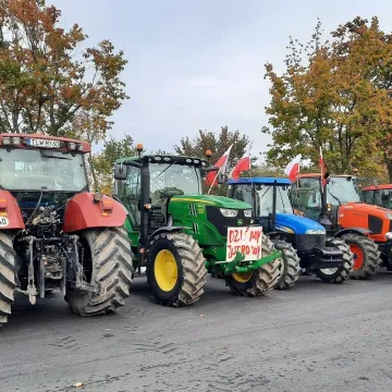 Protest rolników w Przedborzu