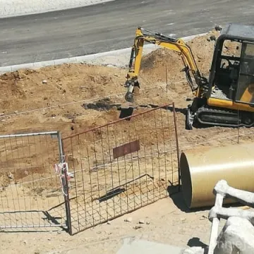 Budowa ronda na finiszu