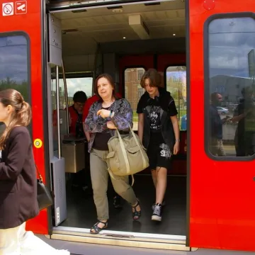 Pociąg „Warszyc” wjechał na peron w Radomsku