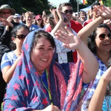 ŚDM 2016: Dzień Miłosierdzia w parku Solidarności