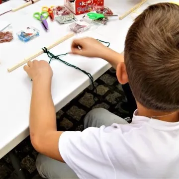 „Robótkowo” na dziedzińcu muzeum w Radomsku