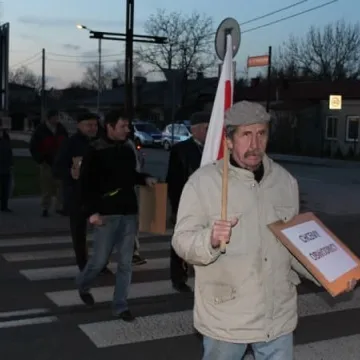 Mieszkańcy blokują Narutowicza