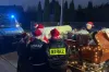 [WIDEO] Strażacy i policjanci pomogli św. Mikołajowi dotrzeć do POW „Kamil” w Strzałkowie