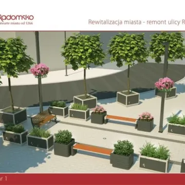 Wizualizacja. Ulica Reymonta po nowemu