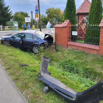 [WIDEO] Wypadek w Wiewiórowie. 40-latka przewieziona do szpitala
