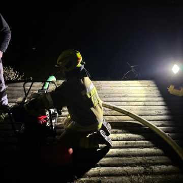 [WIDEO] Zakrzówek Szlachecki. Palił się domek letniskowy