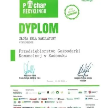 Puchar Recyklingu dla PGK 