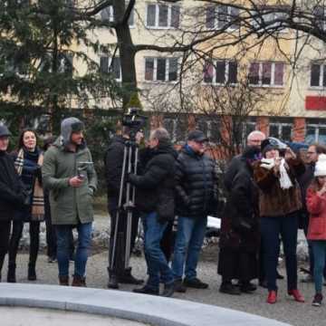 Zapalili chanukowe świece na placu 3 Maja w Radomsku