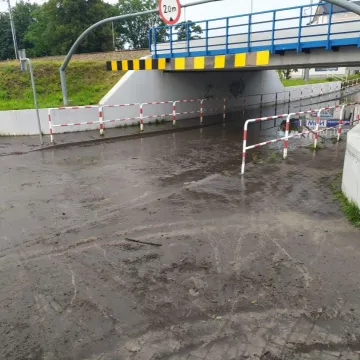 Popadało i zalało ulice w Radomsku