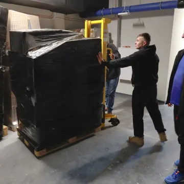 Do Radomska dotarły z Francji dary dla uchodźców