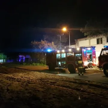 Pożar budynku OSP w Kamieńsku