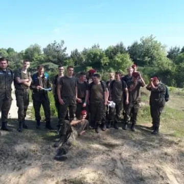 Wojskowi z Drzewniaka na zajęciach w terenie