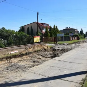 Ulica Dobra w przebudowie