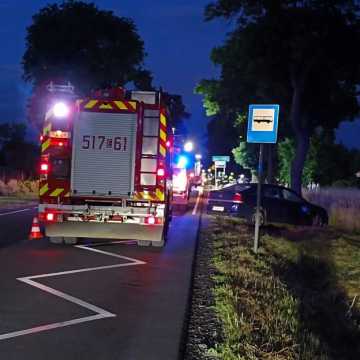 Wypadek z udziałem dwóch aut na DK 42 w Woli Jedlińskiej
