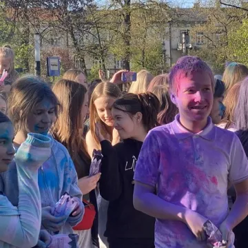 Kolory i bańki mydlane w centrum Radomska